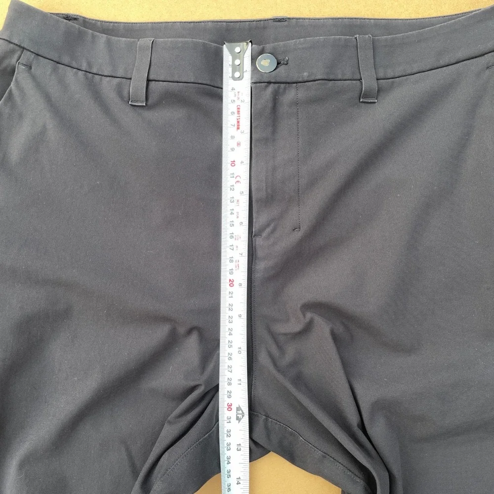 Lululemon Commission ABC Pants Men 34 Black Golf Office  Warpstreme LM5AR4T